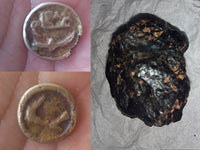 Coins and fragments of meteorites found in Morocco Coins and fragments of meteorites found in Morocco