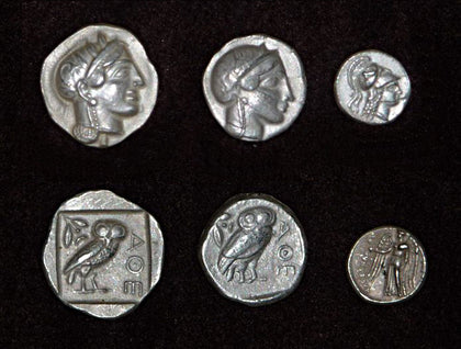 Ancient coins found with eXp 4000 in Greece